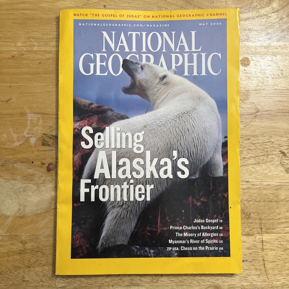 Vintage National Geographic May 2006 Alaska Judas Gospel Duchy Of Cornwall